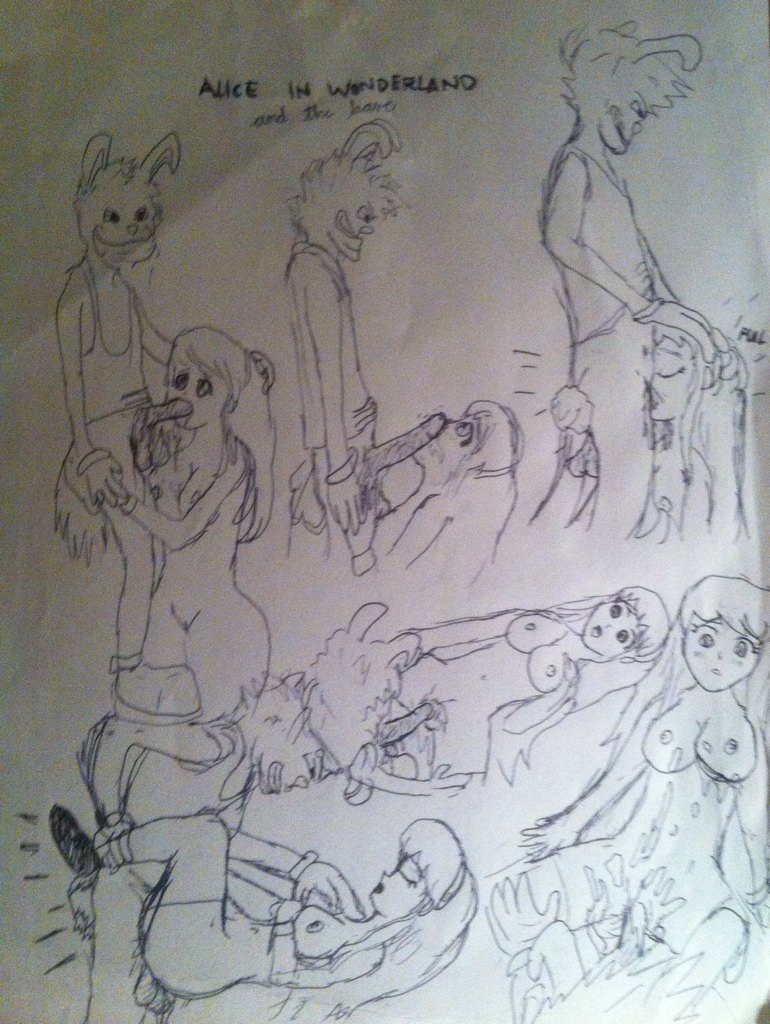 Alice in Wonderland &amp; the hare page 9 full
