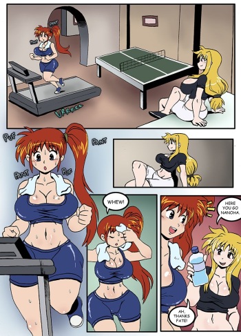 Nanoha and Fate's Workout cover