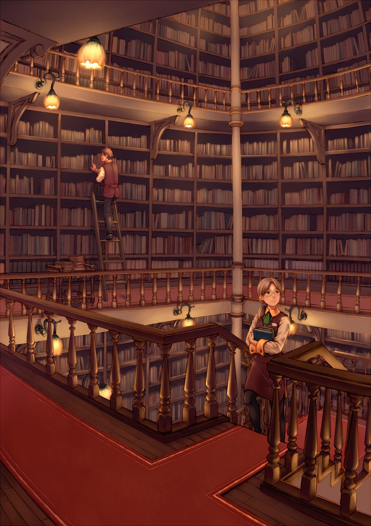 In The Library page 3 full