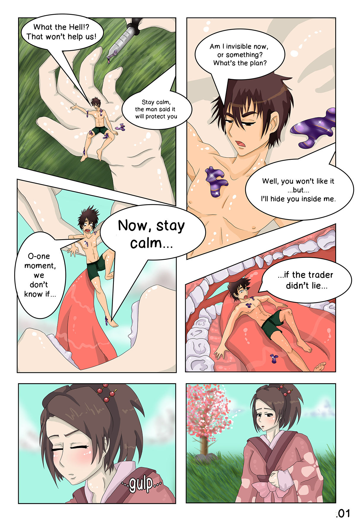 Samurai Champloo Comic page 1 full