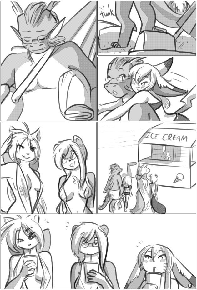 Googirls Beach Party page 1 full