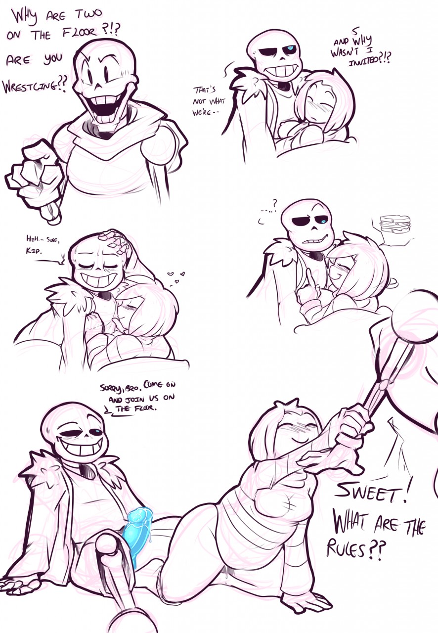 Sans x Frisk x Papyrus page 3 full
