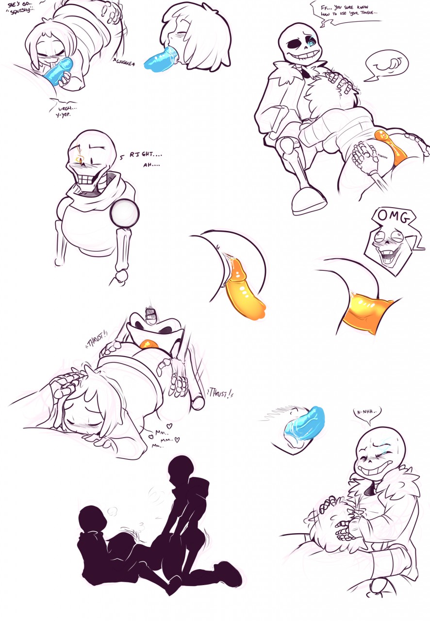 Sans x Frisk x Papyrus page 6 full