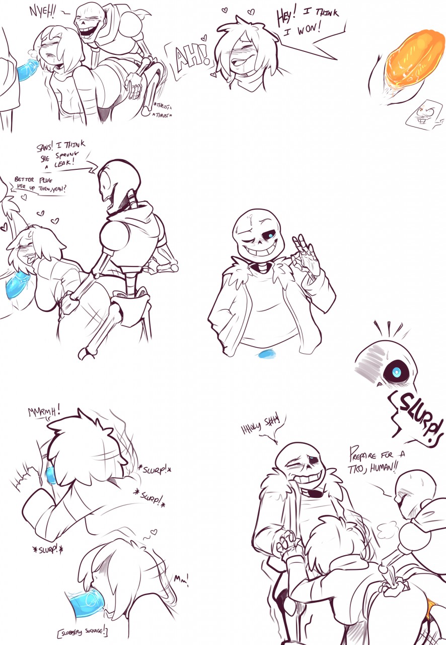 Sans x Frisk x Papyrus page 8 full