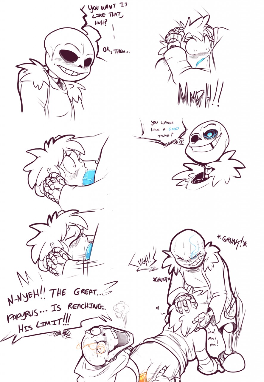 Sans x Frisk x Papyrus page 9 full