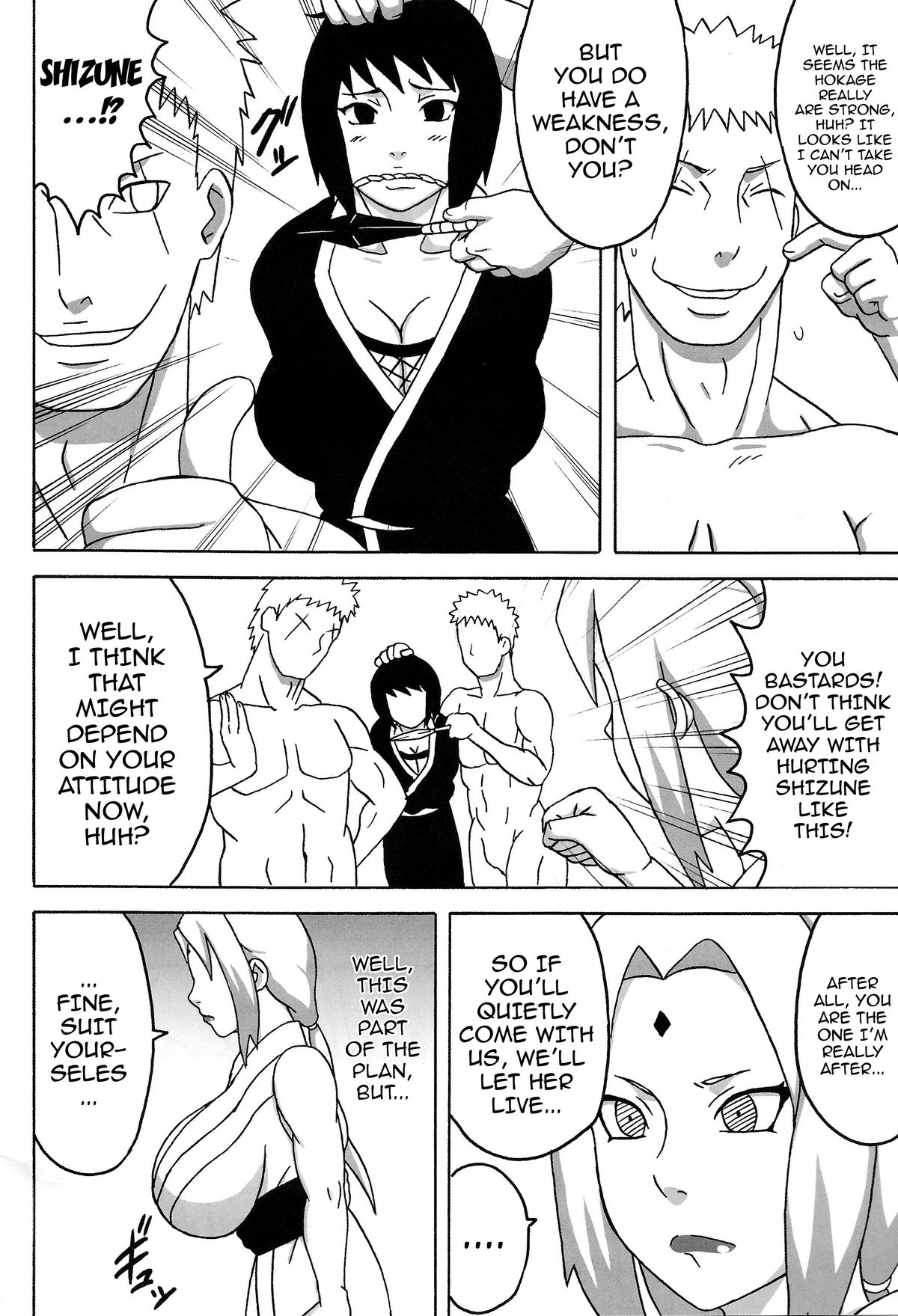 Tsunade no In Kangoku R - Chichikage Tanetsukeden | Tsunade's Lewd Prison 3 page 3 full