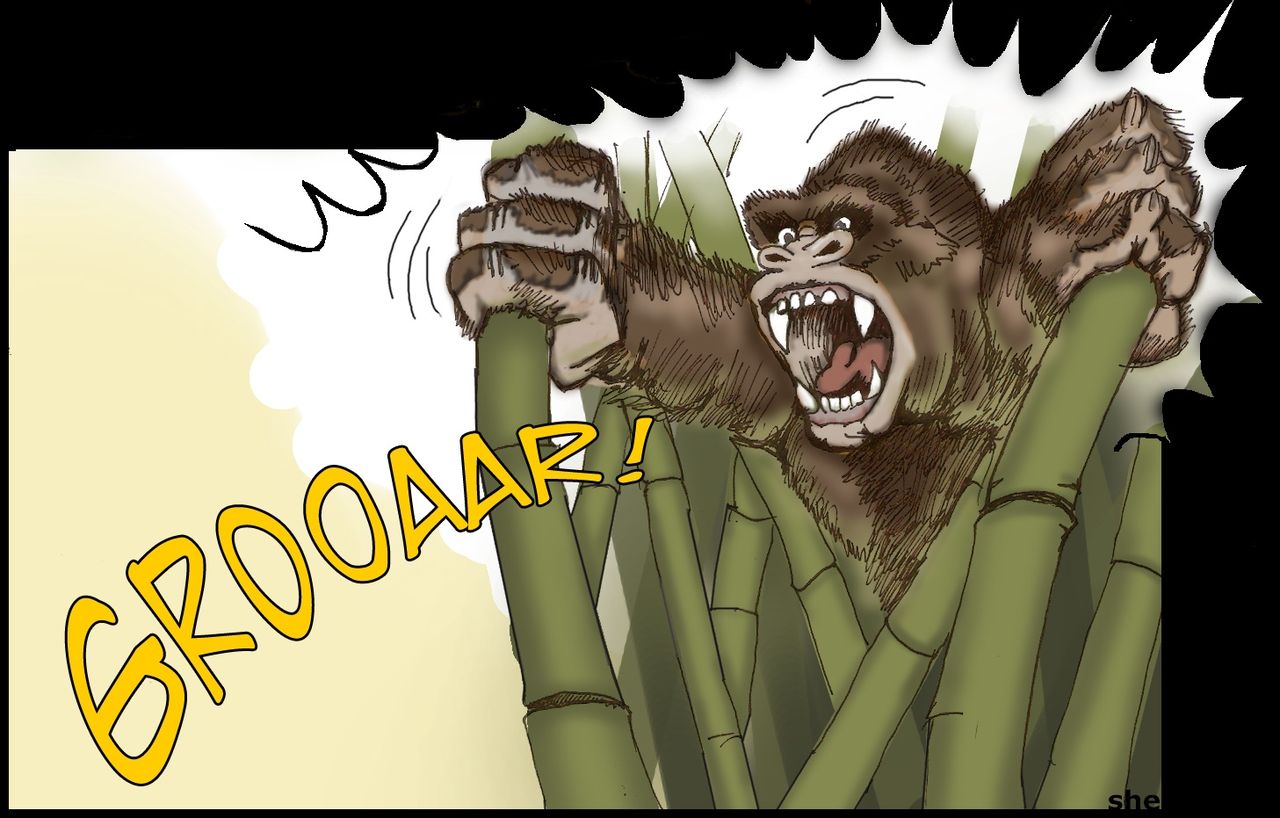 Cavewoman and the Gorilla Master page 6 full