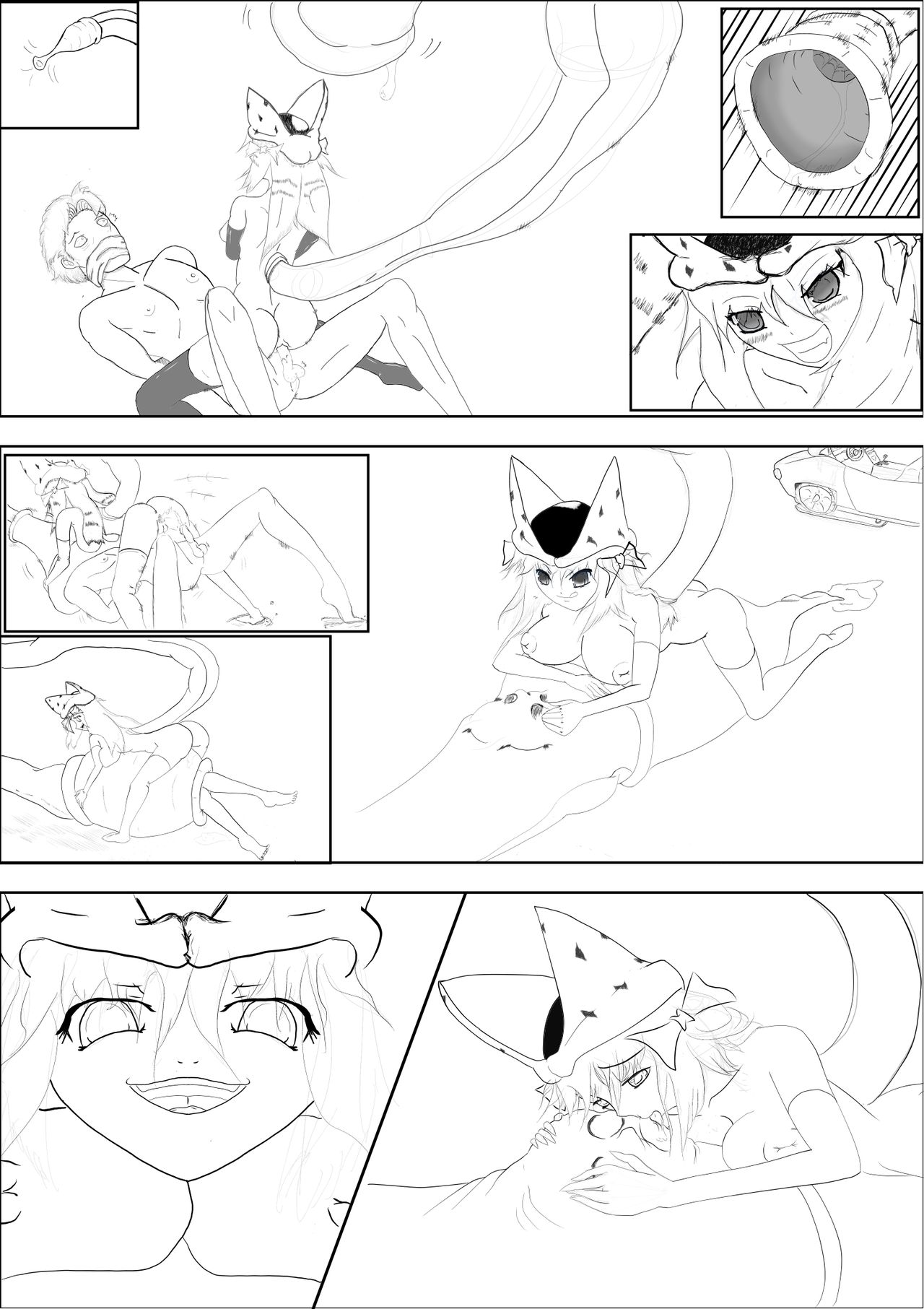 Cellgirl Tail vore page 1 full
