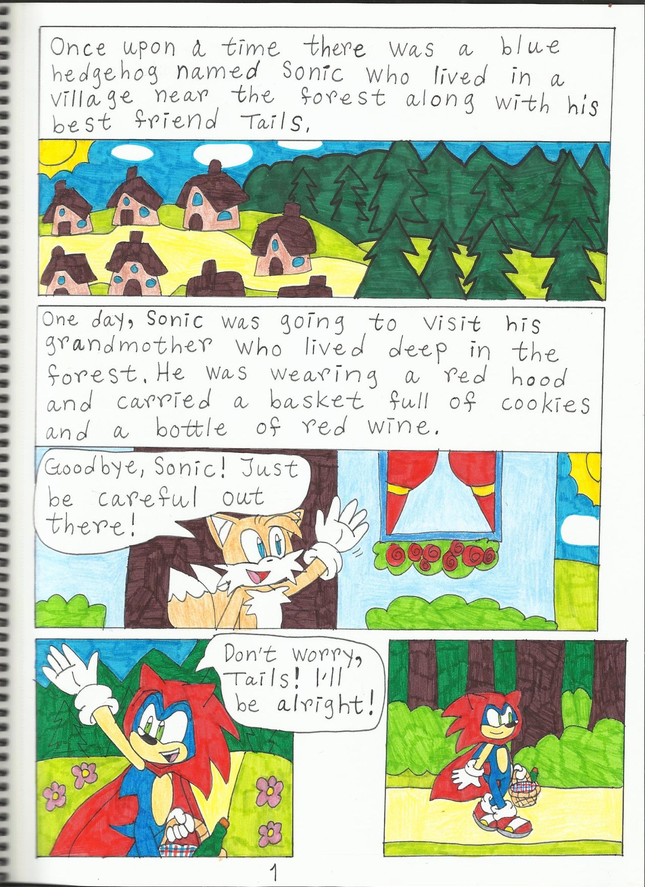 Sonic the Red Riding Hood page 2 full