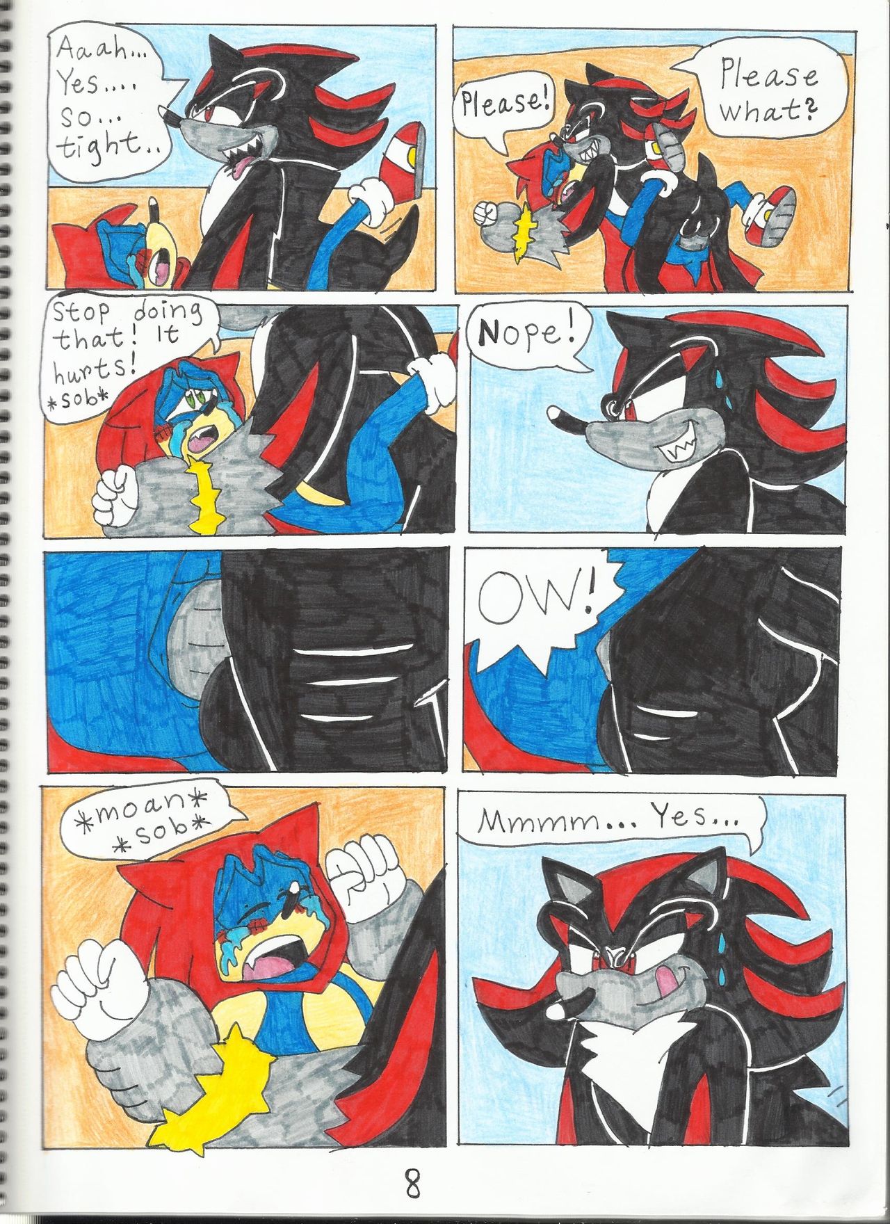 Sonic the Red Riding Hood page 9 full