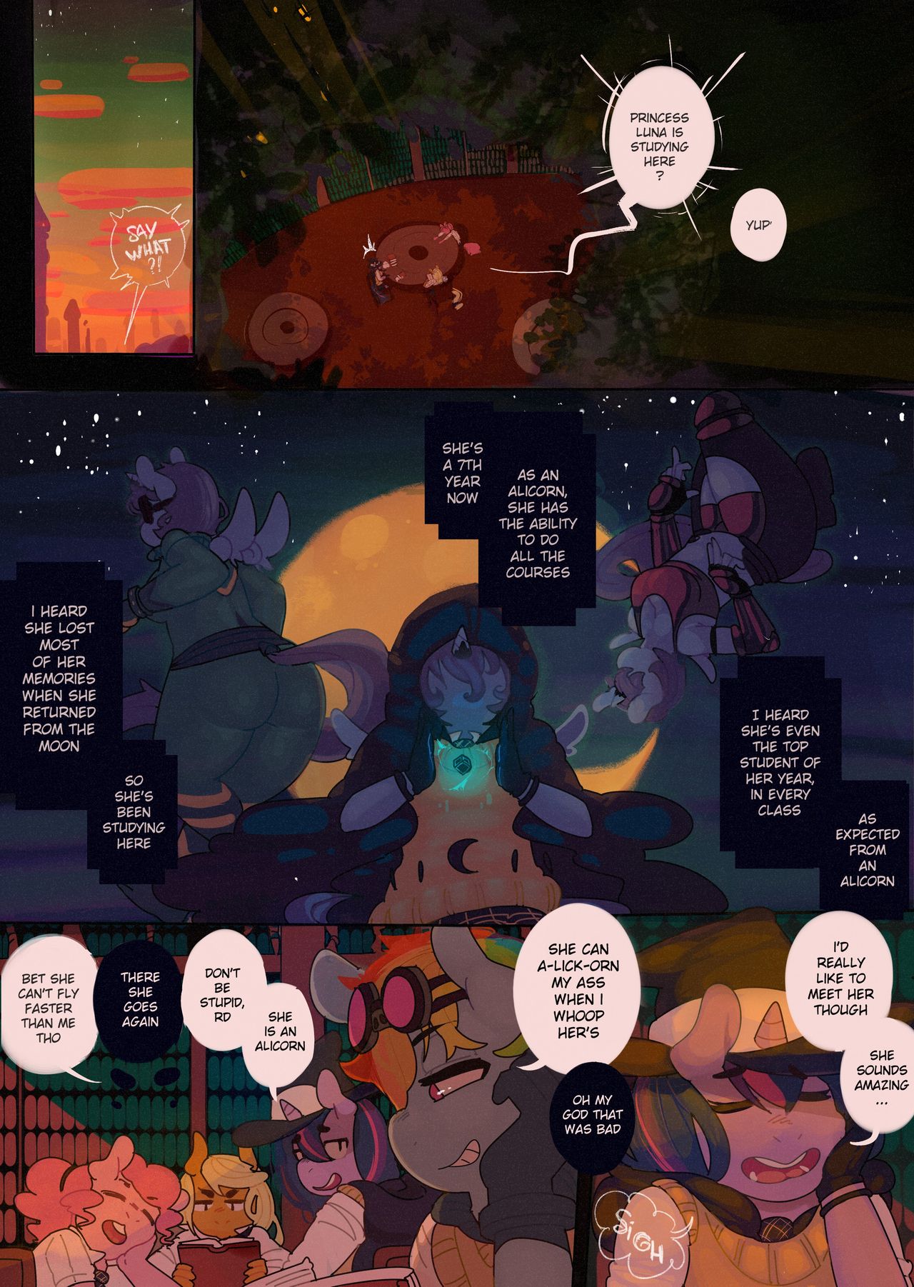 Pony Academy Chapter 4 page 1 full