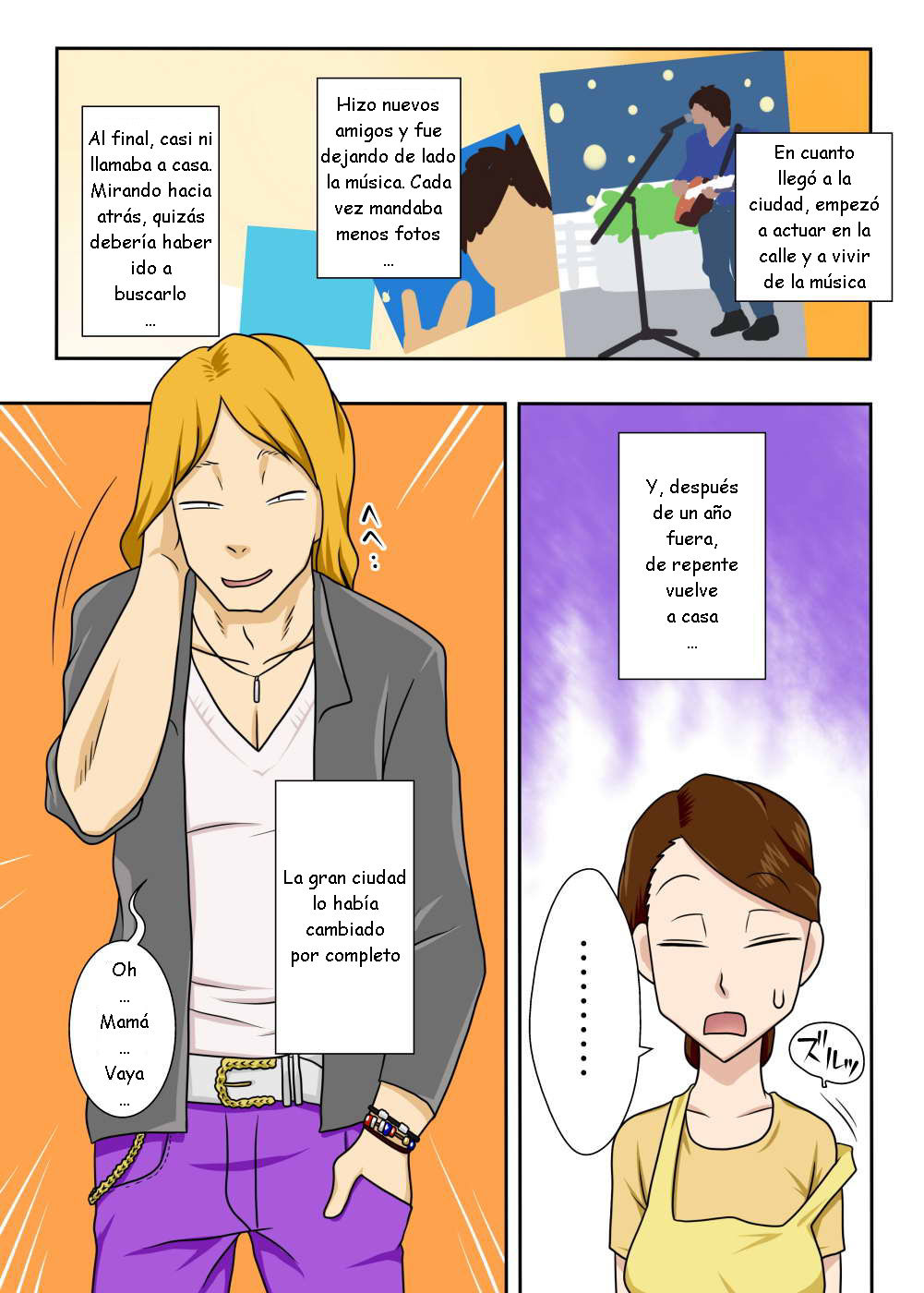 Kaette Kita Musuko ga Kinpatsu Yarichin page 4 full