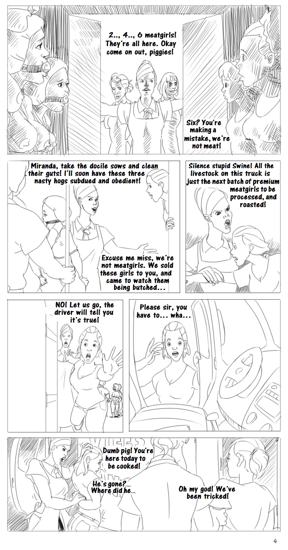 Meat Girls Ch. 2 Premium Gymnasts page 4 full