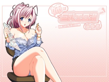 Ane wa Kyonyuu Eroman Henshuusha 1 ~ Inran Cosplay Bukkake Hen ~ cover