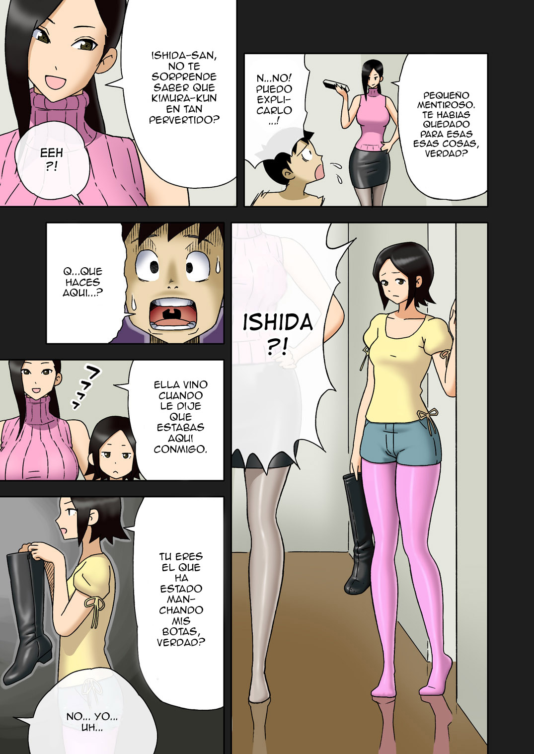 Enka Boots no Manga 1 - Juku no Sensei ga Joou-sama | Juku Teacher Is My Leather Mistress page 9 full
