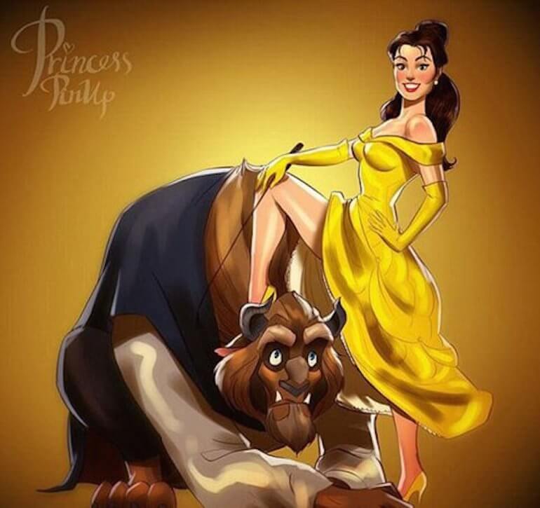 Disney Princess Pin-Up by Andrew Tarusov page 8 full