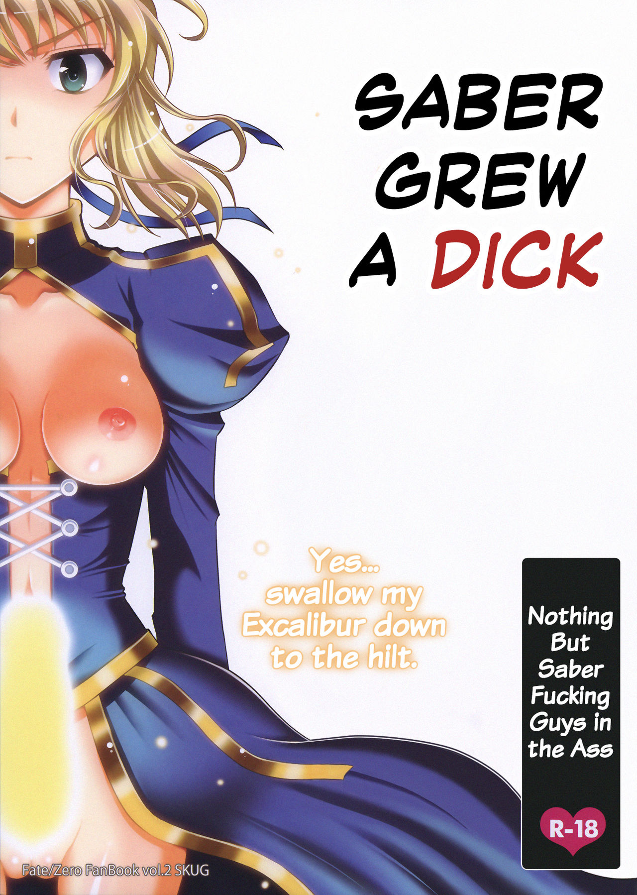 Saber ni Chinko ga Haeru Hon | Saber Grew a Dick page 1 full
