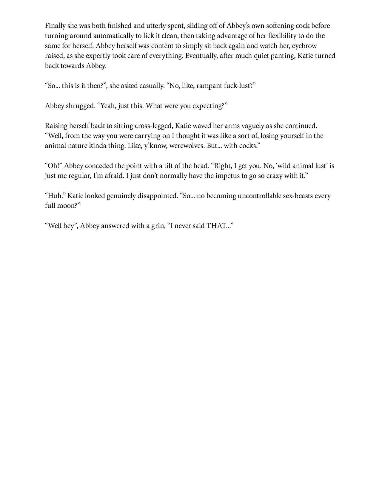 Futa Werewolves of the School Sorority page 9 full