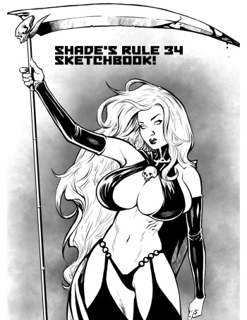 Shade's Rule 34 Sketchbook cover