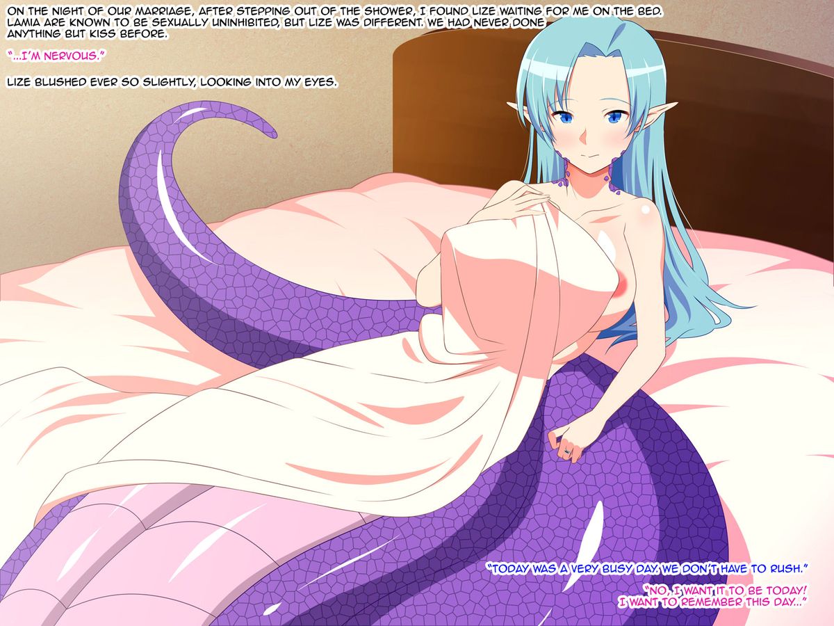 LamiaYome! Kyonyuu Lamia to Shinkon Ichaicha Kozukuri Seikatsu | Lamia Wife page 3 full