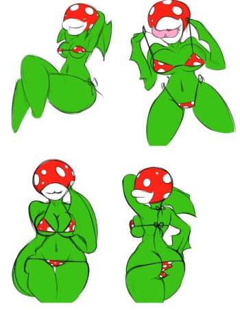 - Piranha Plant Doodles cover
