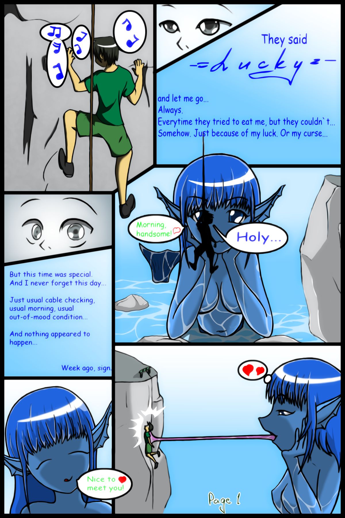 Luckiest guy page 1 full