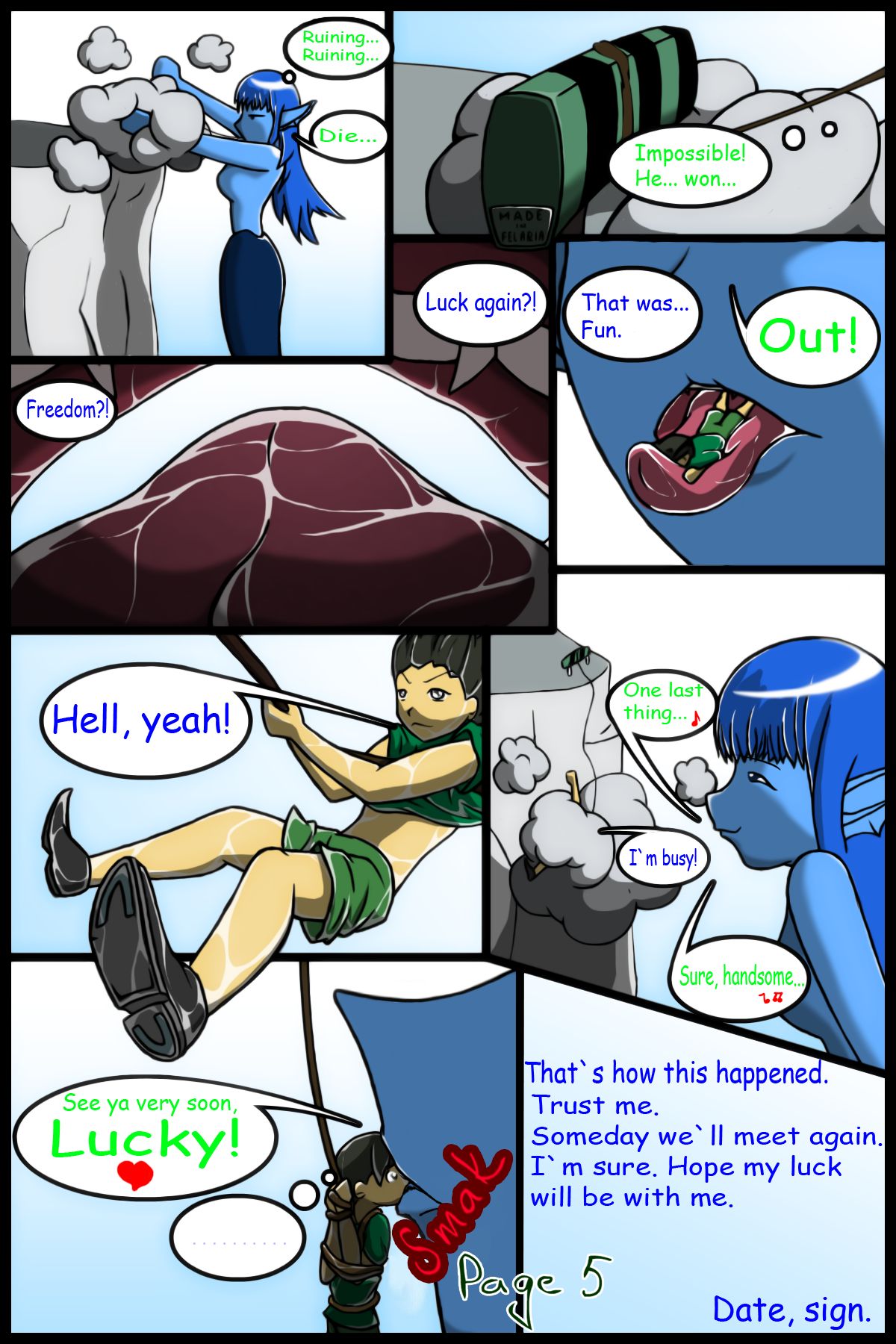 Luckiest guy page 5 full