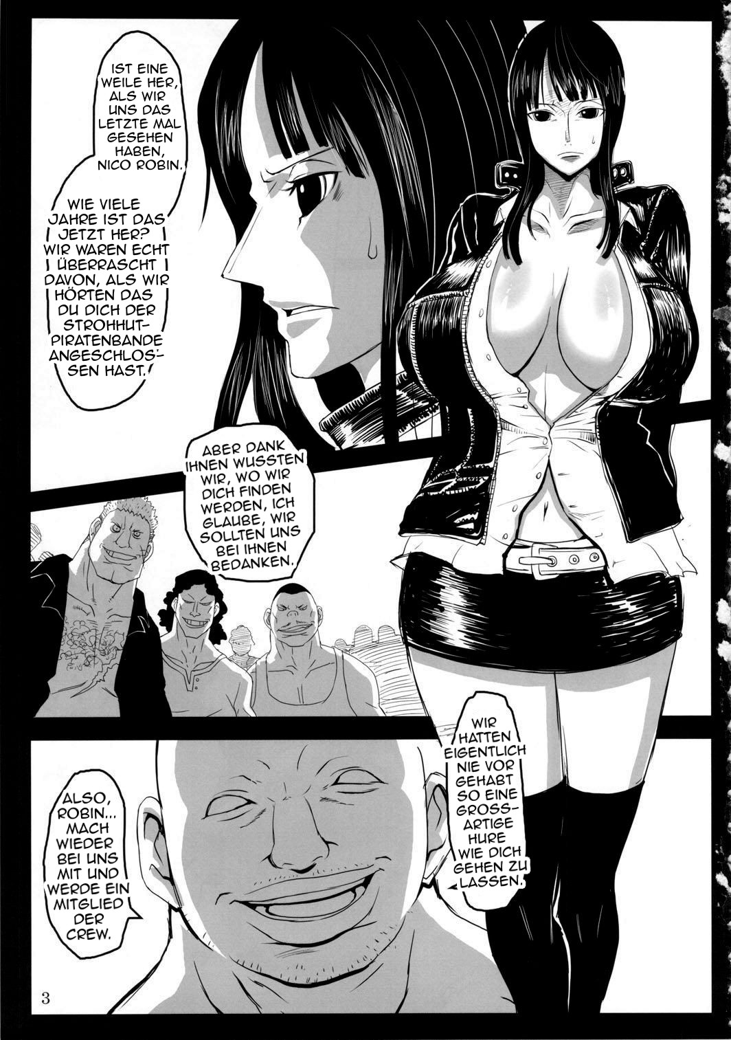 Metabolism OP Kyonyuu Kyoshiri Shoufu Nico Robin no Keshi Tai Kako page 2 full