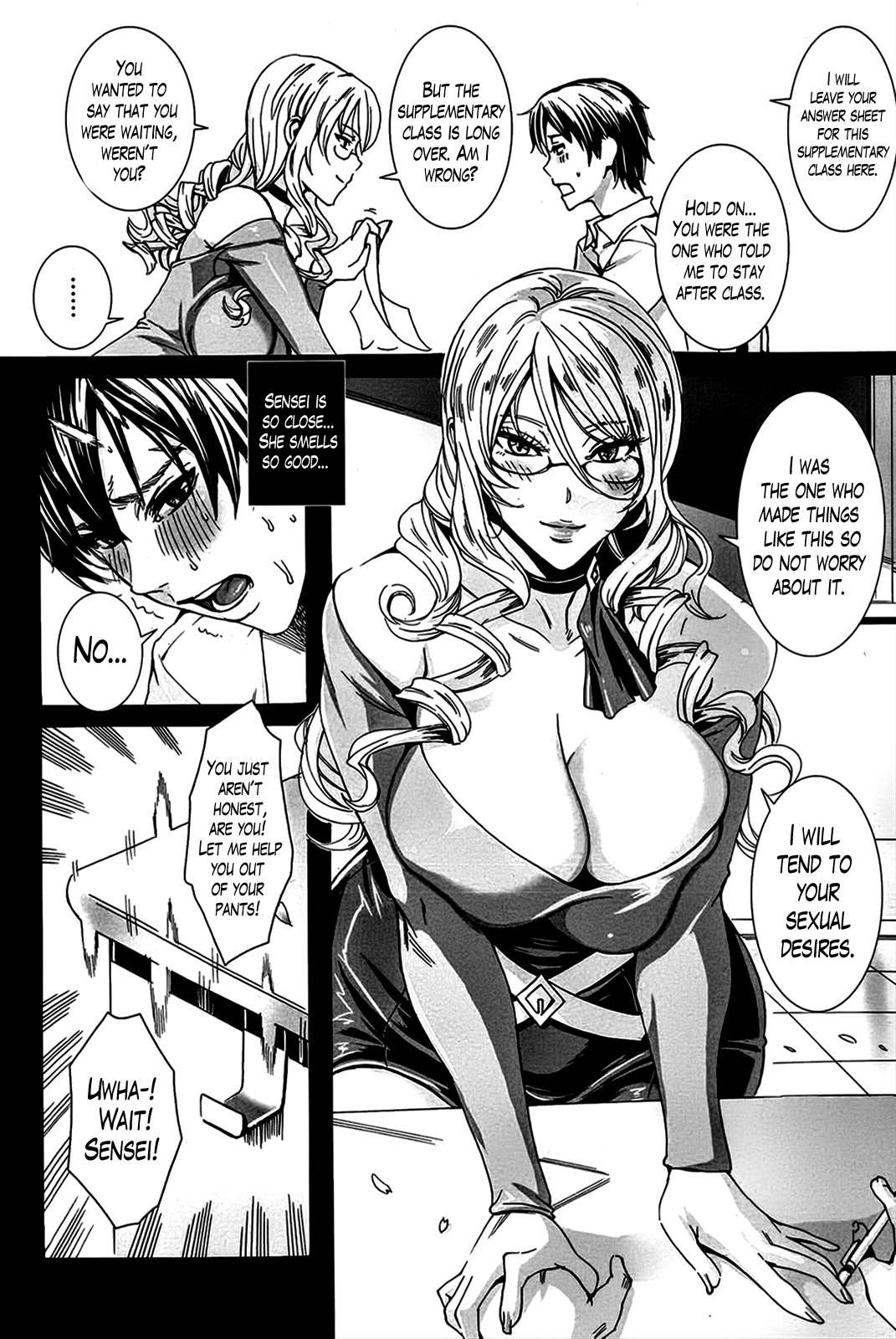 Sensei no Himitsu Jugyou | Sensei's Secret Lesson page 4 full