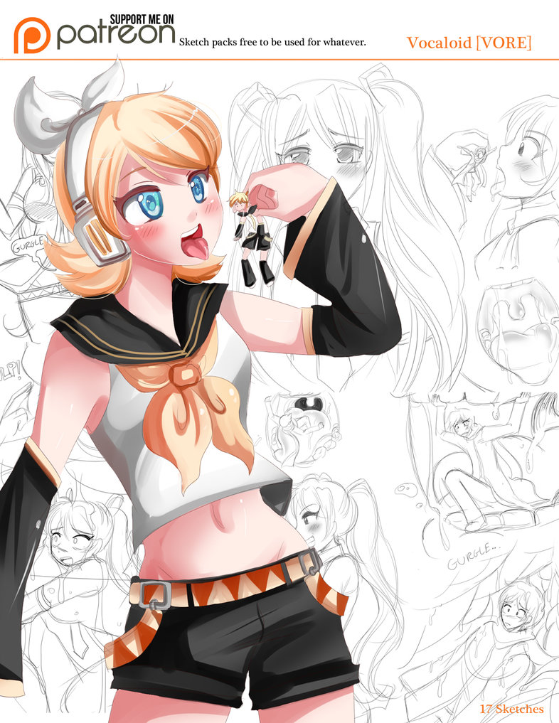 Vocaloid sketch pack page 1 full
