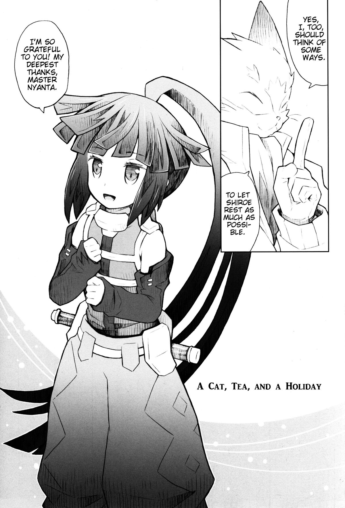 Neko to Ocha to Kyuujitsu to. | A Cat, Tea, and a Holiday. page 5 full
