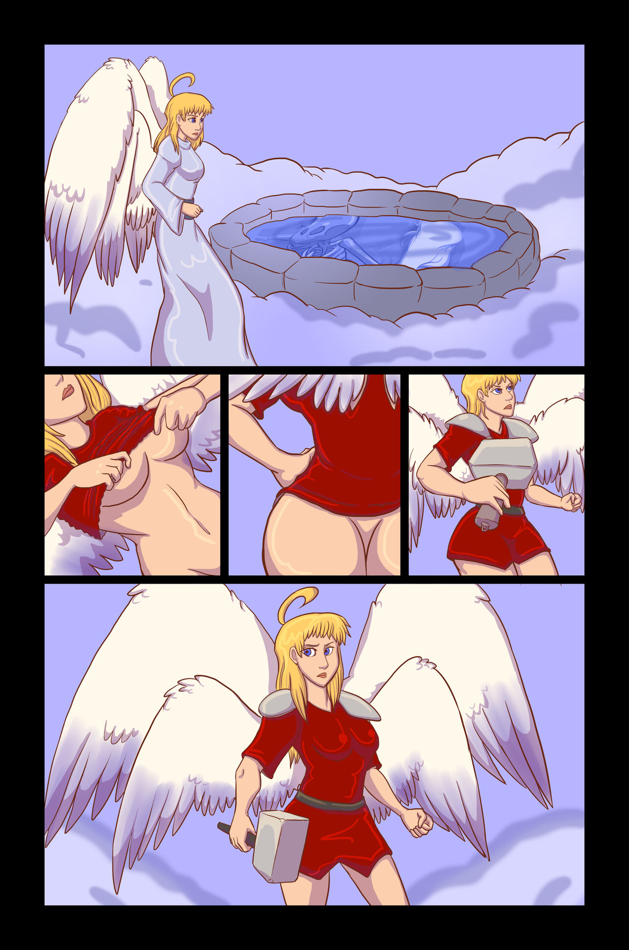 Angelissa versus Necromancer page 1 full