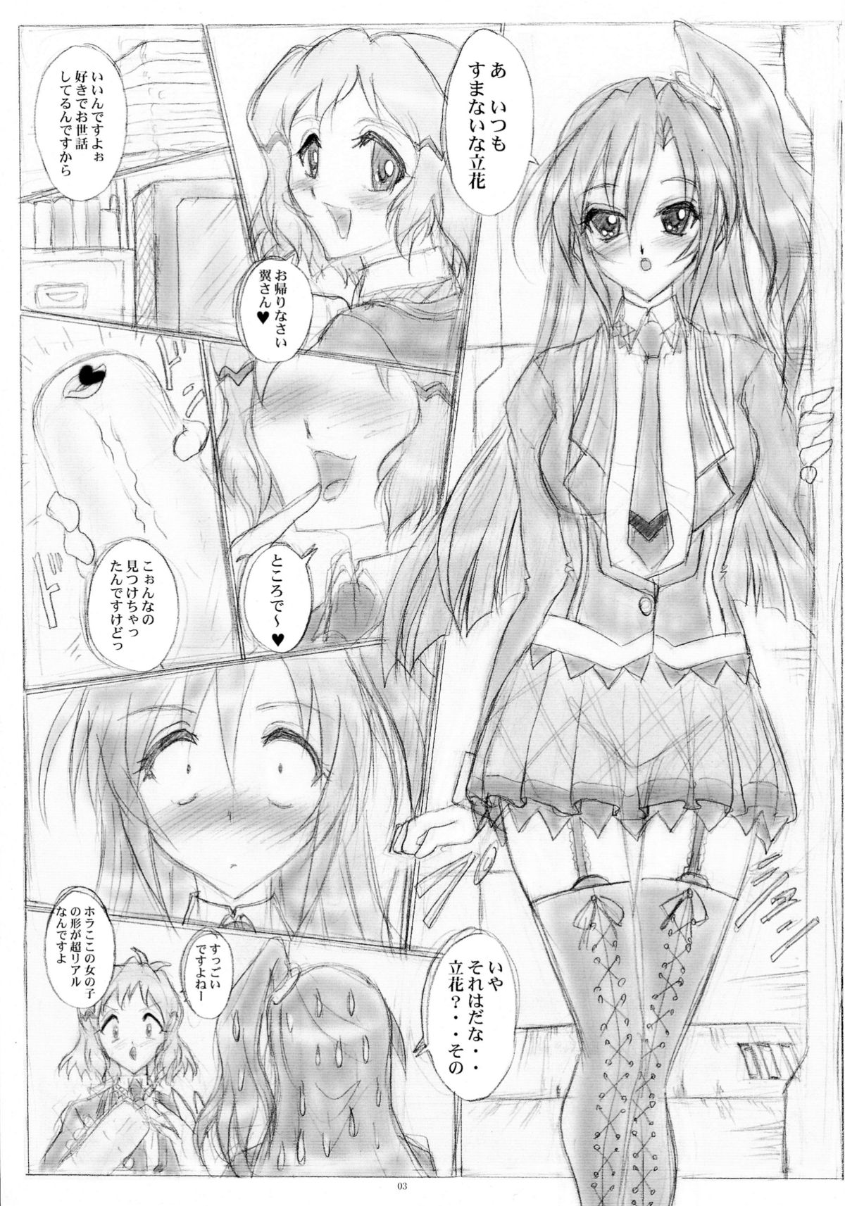 Tsuyokute sabishii Amou ki page 3 full