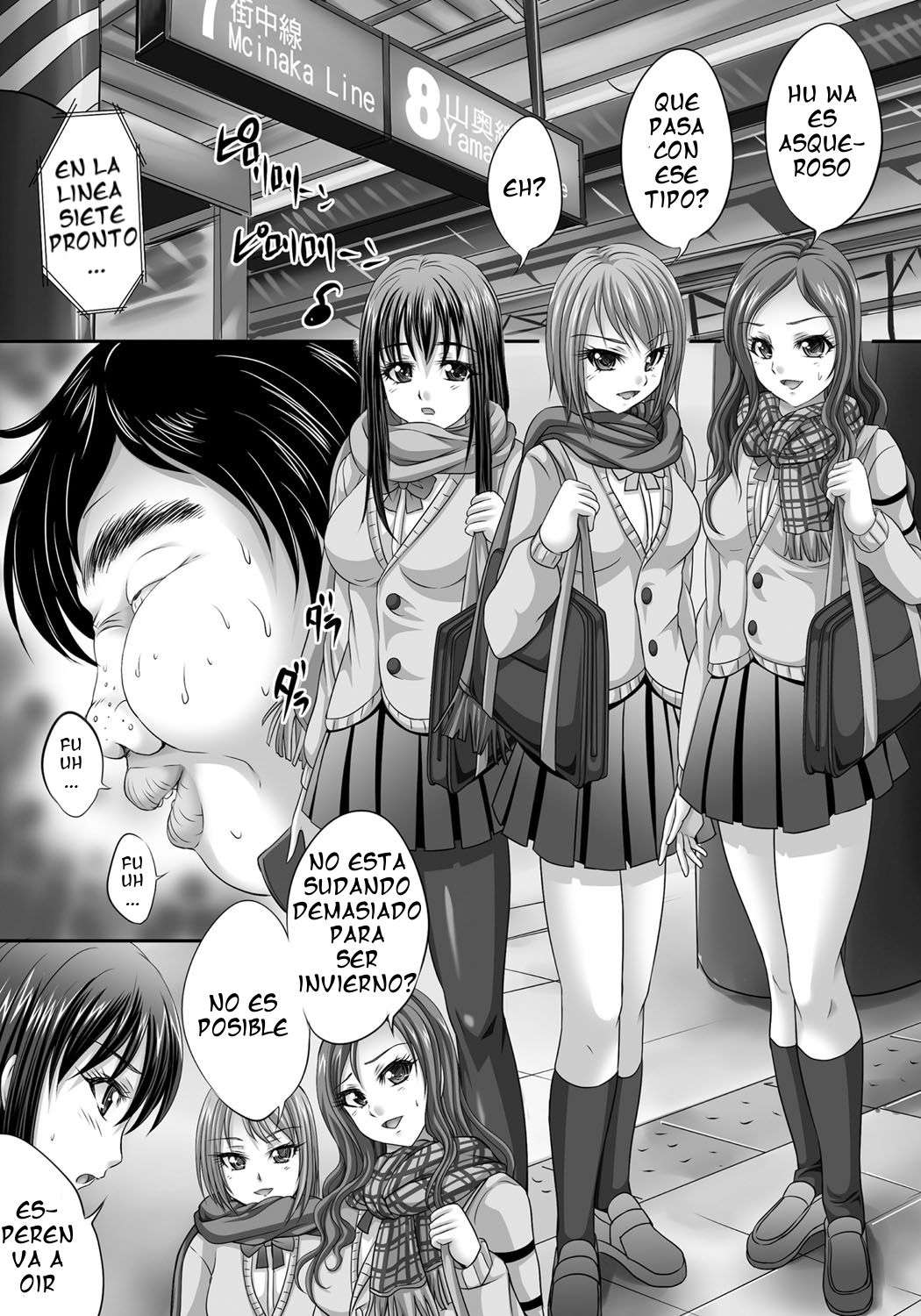 Busamen ga Tsuukin Densha no Jikan o Tomete JK ni xx | El busamen detiene el tempo en el tren para XX a las estudiantes de JK page 1 full