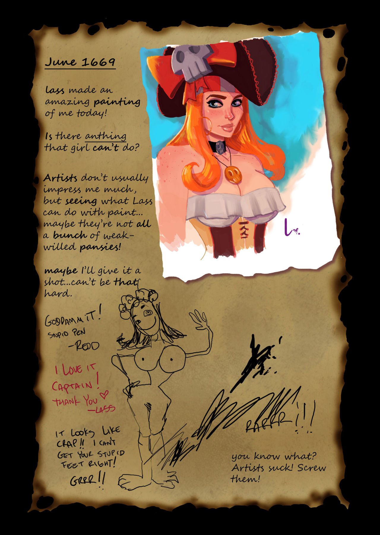 Redd Velvette #1 - The Captain's Journal Addon page 3 full