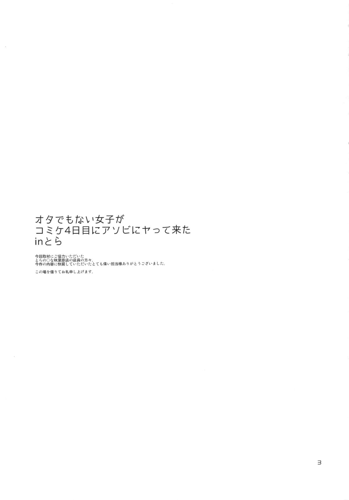 Ota Demonai Joshi ga Comiket 4-kkame ni Asobi ni Yattekita in Tora page 2 full