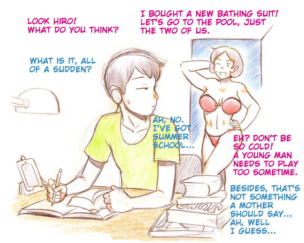 Mama Shot-ime - Manatsu no Pool Hen | Midsummer at the Pool page 3 full
