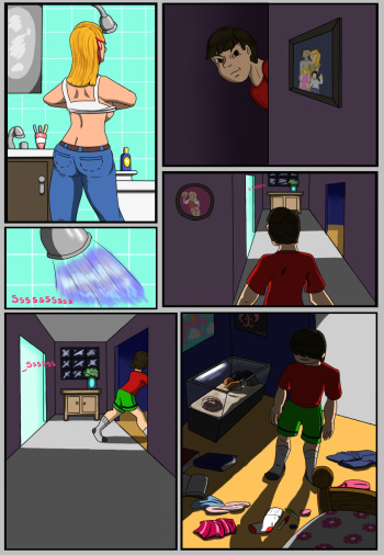 The Panty Snooper  1 + 2 cover