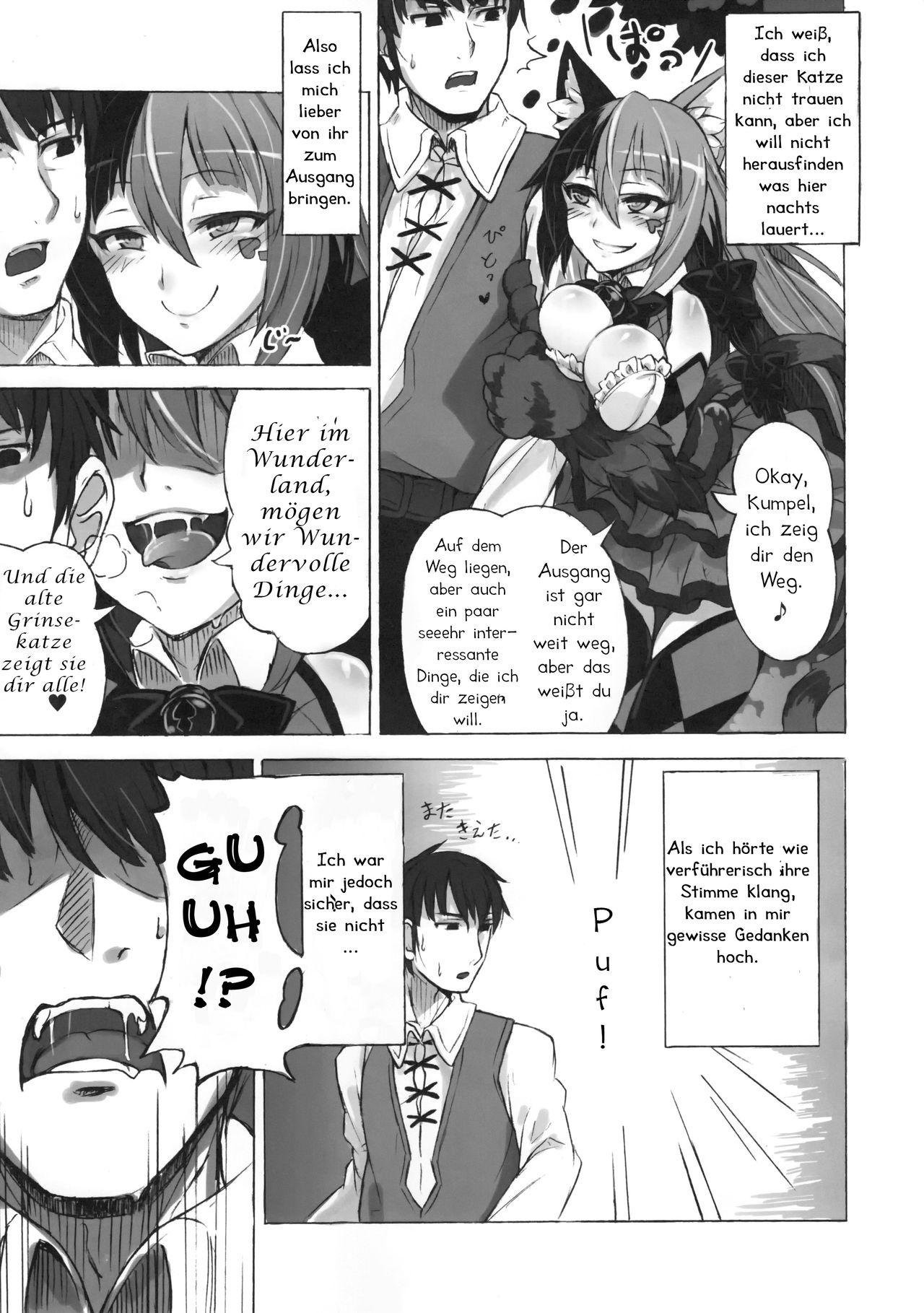 Mamono Musume Zukan Higai Houkoku ~Cheshire Neko no Oidemase Fushigi no Kuni~ | Monster Girl Encyclopedia Damage Report ~Willkommen im Wunderland~ page 5 full