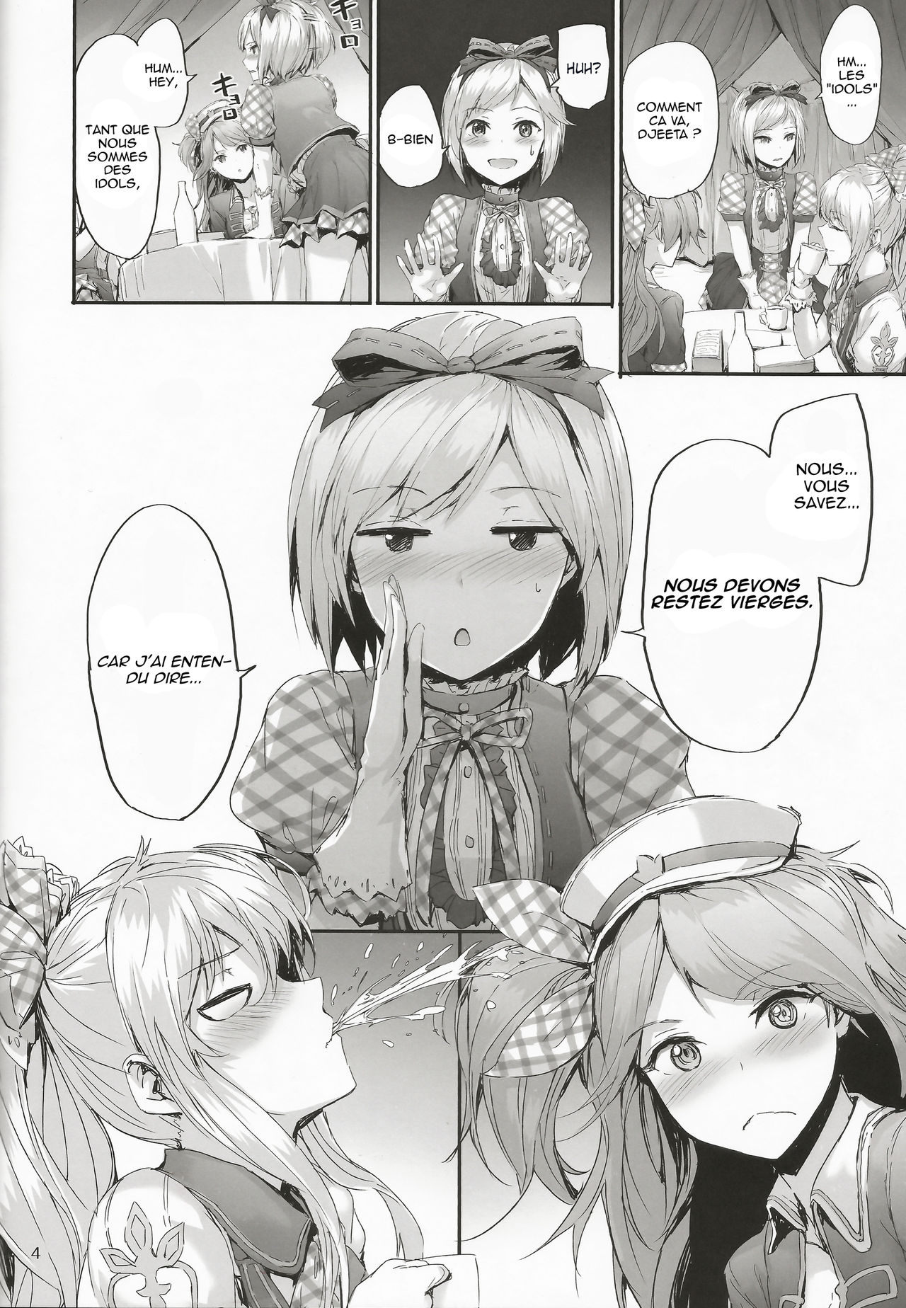 Kikuushi Idol no Gakuya Urabanashi | Sky Knight Idols' Backstage Story page 4 full