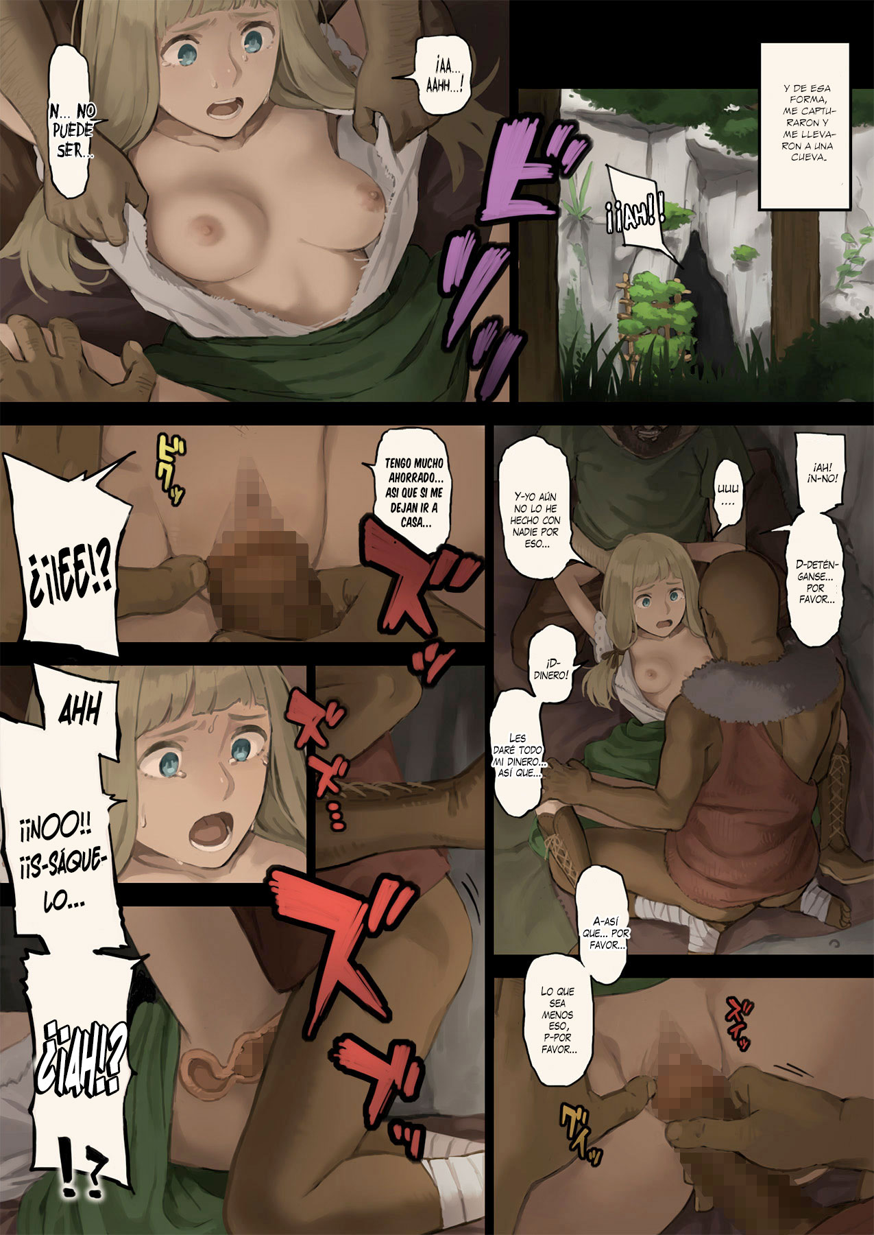 Mori de Deatta Touzoku ni Tsukamatte Shimatta Watashi wa... |  Me encontré con unos bandidos en el bosque y fui capturada page 7 full
