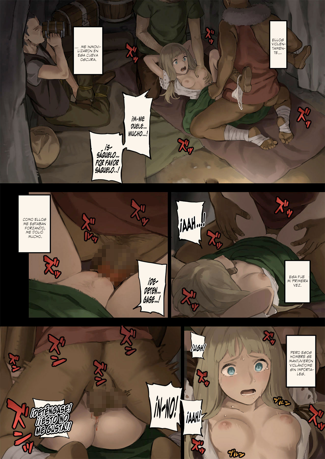 Mori de Deatta Touzoku ni Tsukamatte Shimatta Watashi wa... |  Me encontré con unos bandidos en el bosque y fui capturada page 8 full