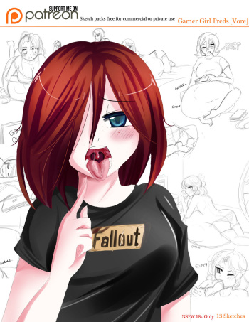 Gamer Girl Preds sketch pack cover