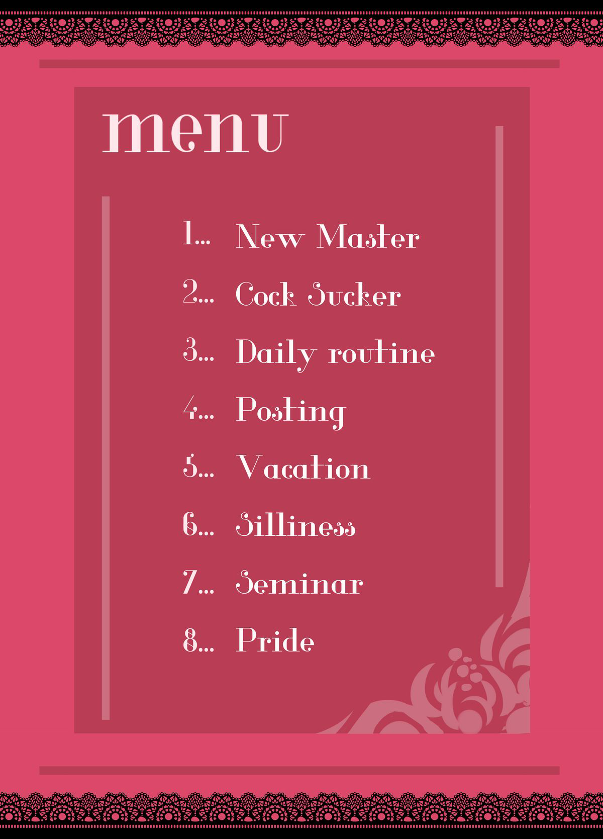 "SISSY A LA CARTE 3" ~Netorare Otokonoko, Teisoutai Kanri Mesuka Choukyou~ page 2 full