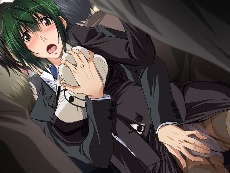 Densha de Chikan Enzai no Fukushuu no Hate ni, Otoko wa Miserare, Onna wa Ochiru page 2 full