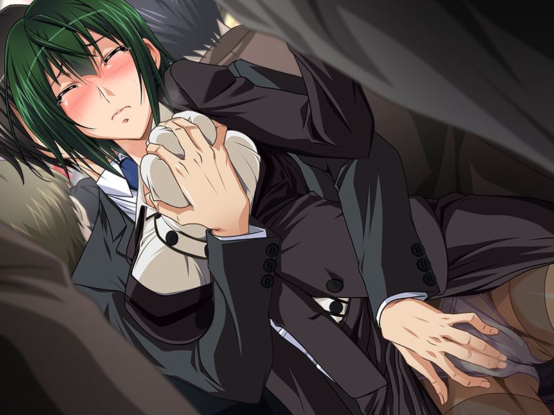 Densha de Chikan Enzai no Fukushuu no Hate ni, Otoko wa Miserare, Onna wa Ochiru page 9 full
