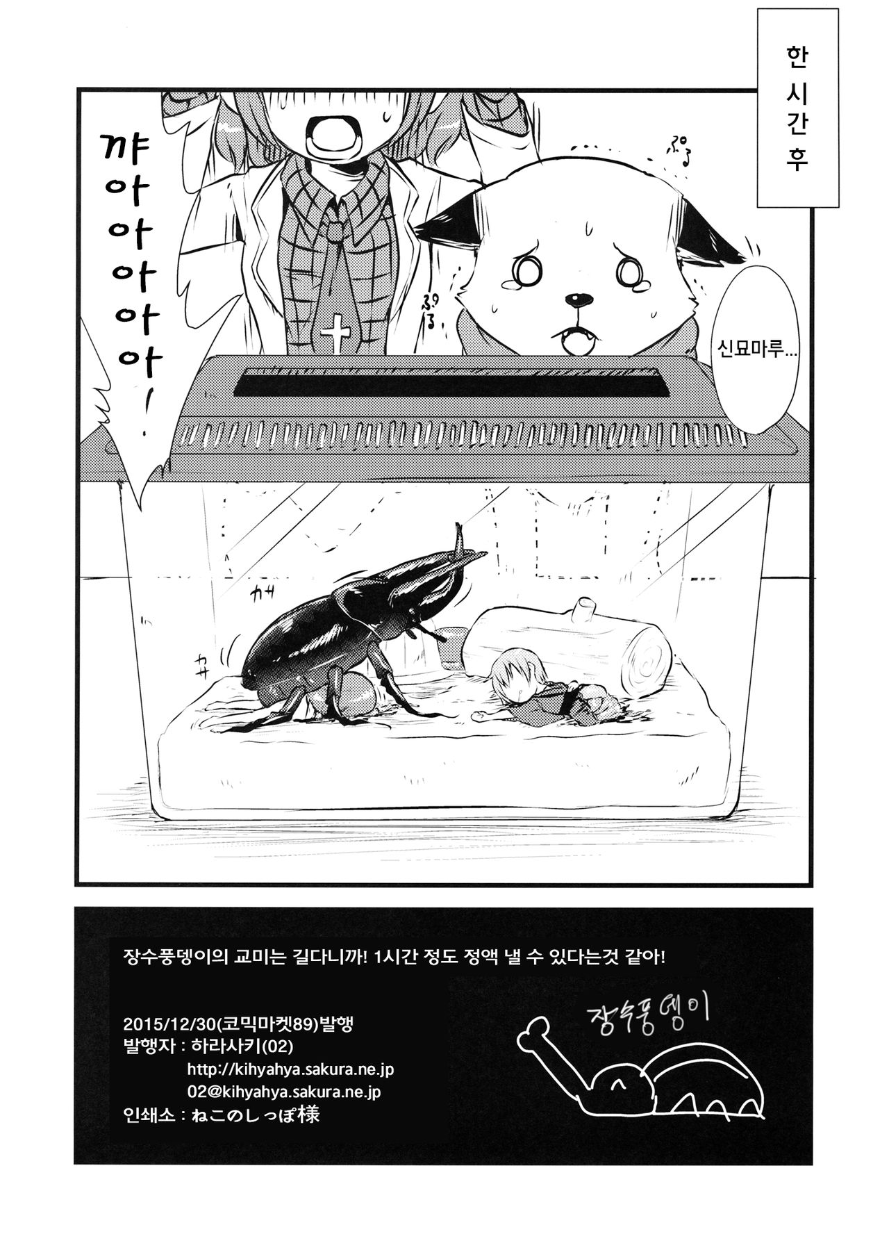 Shinmyoumaru VS Caucasus Ookabuto | 신묘마루 VS 코카서스 장수풍뎅이 page 10 full