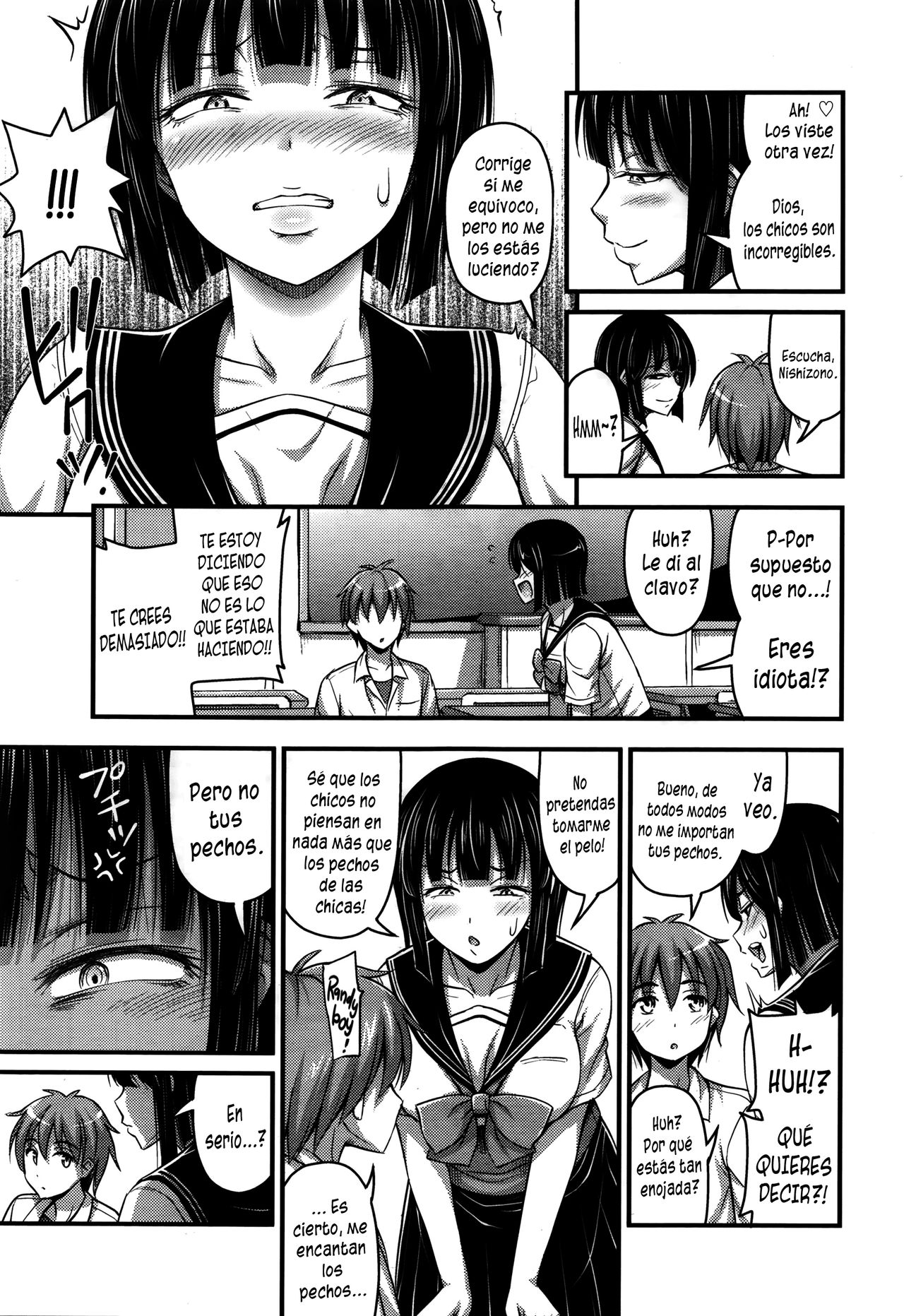 Nishizono-san wa Kyonyuu ga Torie | Lo Único Bueno de Nishizono-San son sus Pechos page 3 full