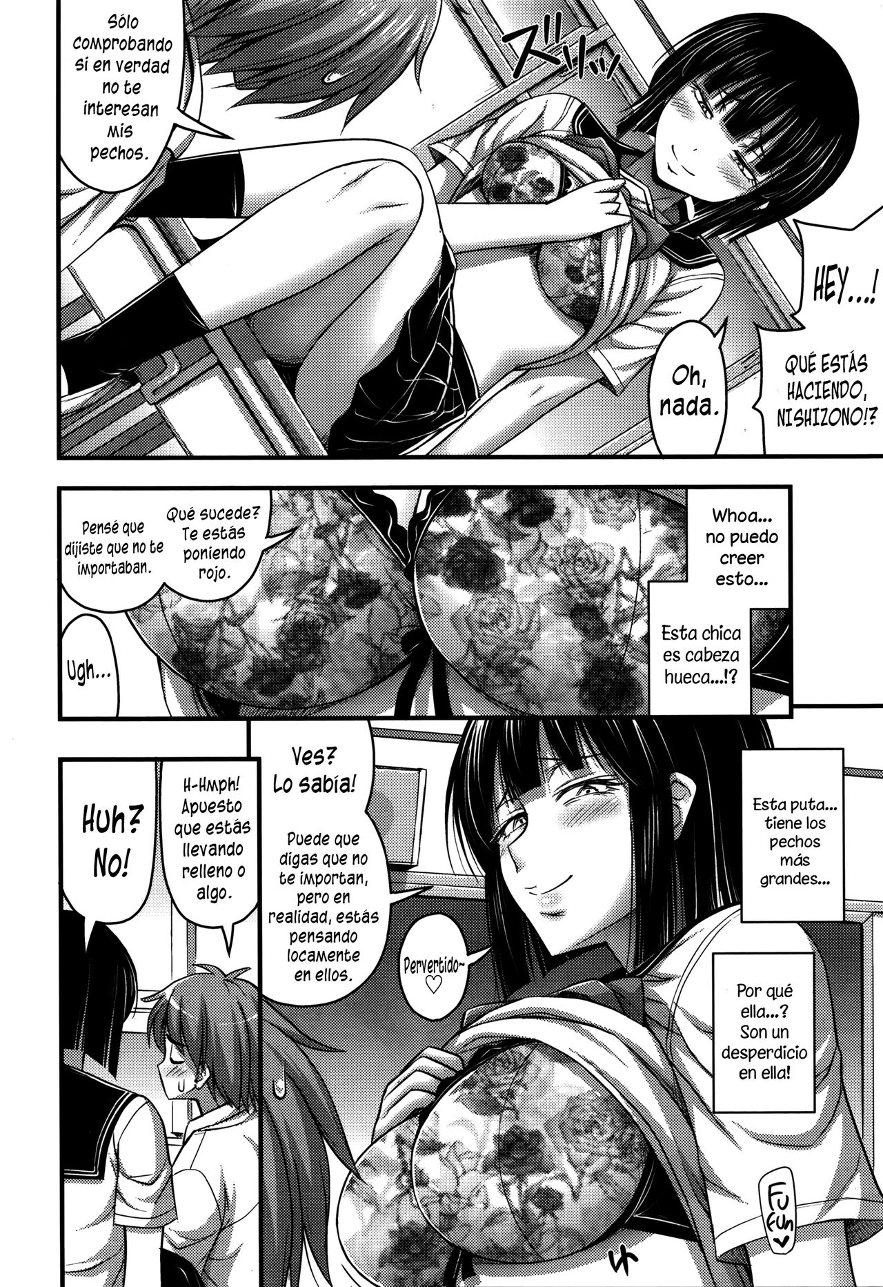 Nishizono-san wa Kyonyuu ga Torie | Lo Único Bueno de Nishizono-San son sus Pechos page 4 full