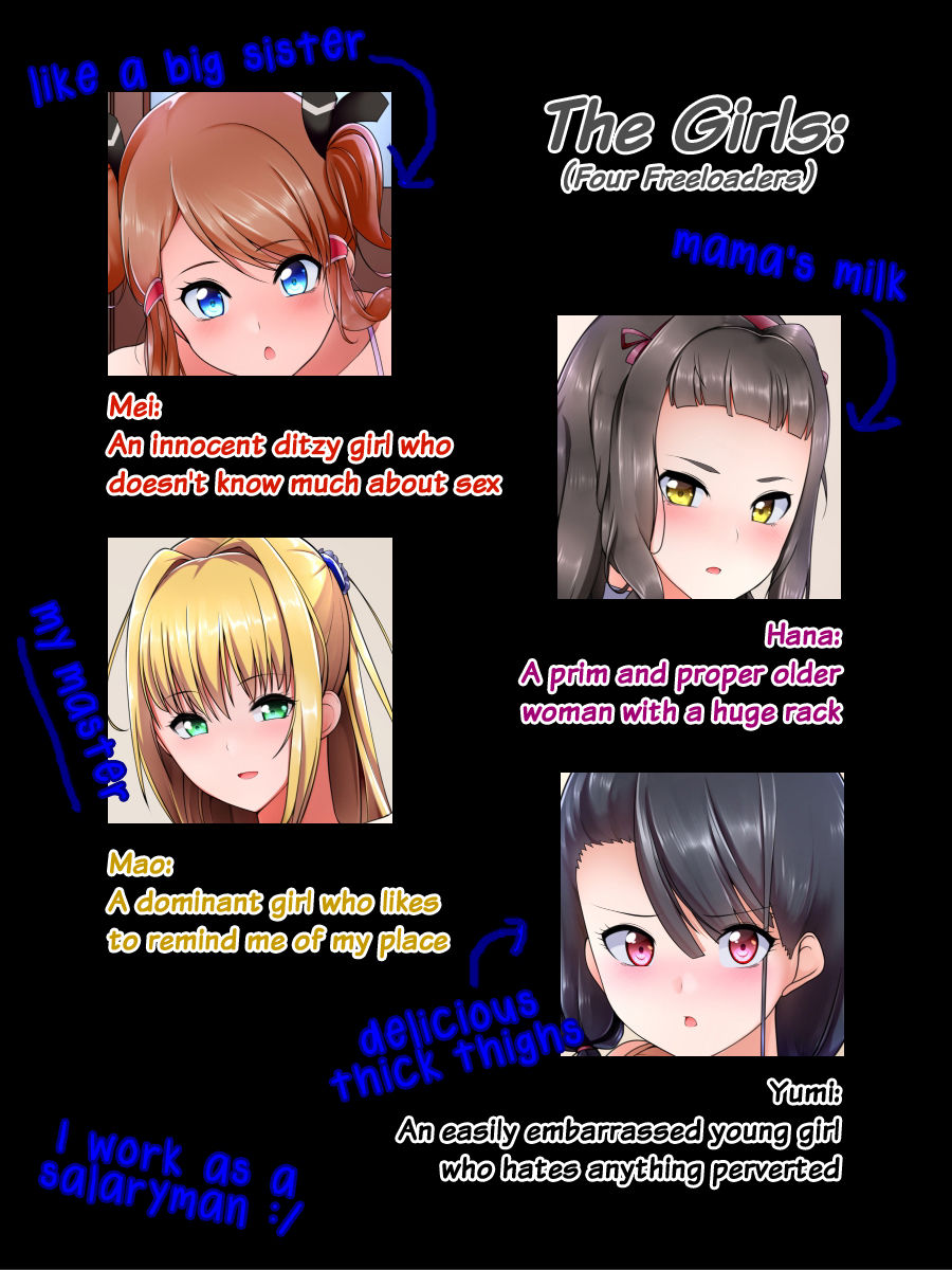 Onanie Kurui to Yonin no Isourou | Life as a Masturbation Addict page 2 full